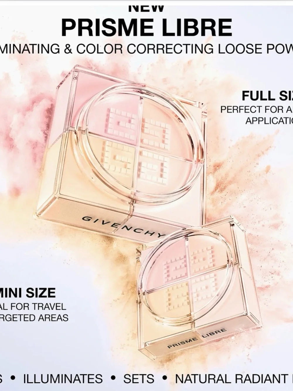 GIVENCHY PRISME LIBRE LOOSE POWDER #3 VOILE ROSE – FULL SIZE – NEW